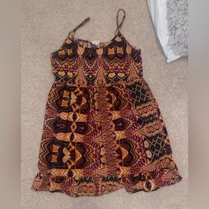 tribal/aztec pattern dress